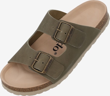 Zoccoletto 'Korfu' di Palado in verde: frontale