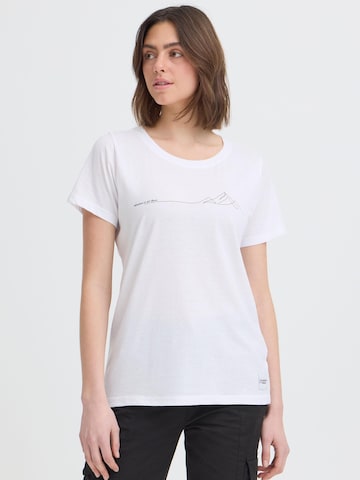 North Bend Shirt ' NBCarla W ' in Wit: voorkant