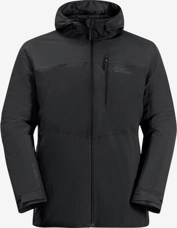 JACK WOLFSKIN Performance Jacket 'Feldberg' in Black: front