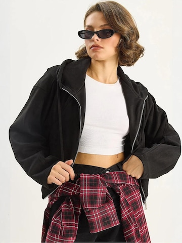 Bianco Lucci Between-Season Jacket in Black