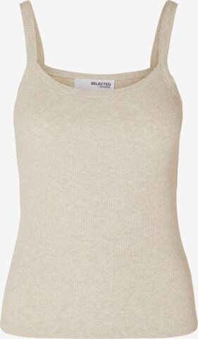 Top 'Celica Anna' di SELECTED FEMME in beige: frontale