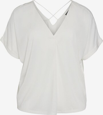 Vero Moda Curve Blouse 'FLIA' in Wit: voorkant