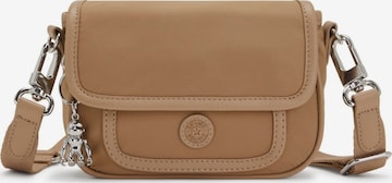 KIPLING Schoudertas 'Inaki' in Bruin: voorkant