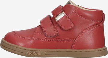 Baskets Kickers en rouge