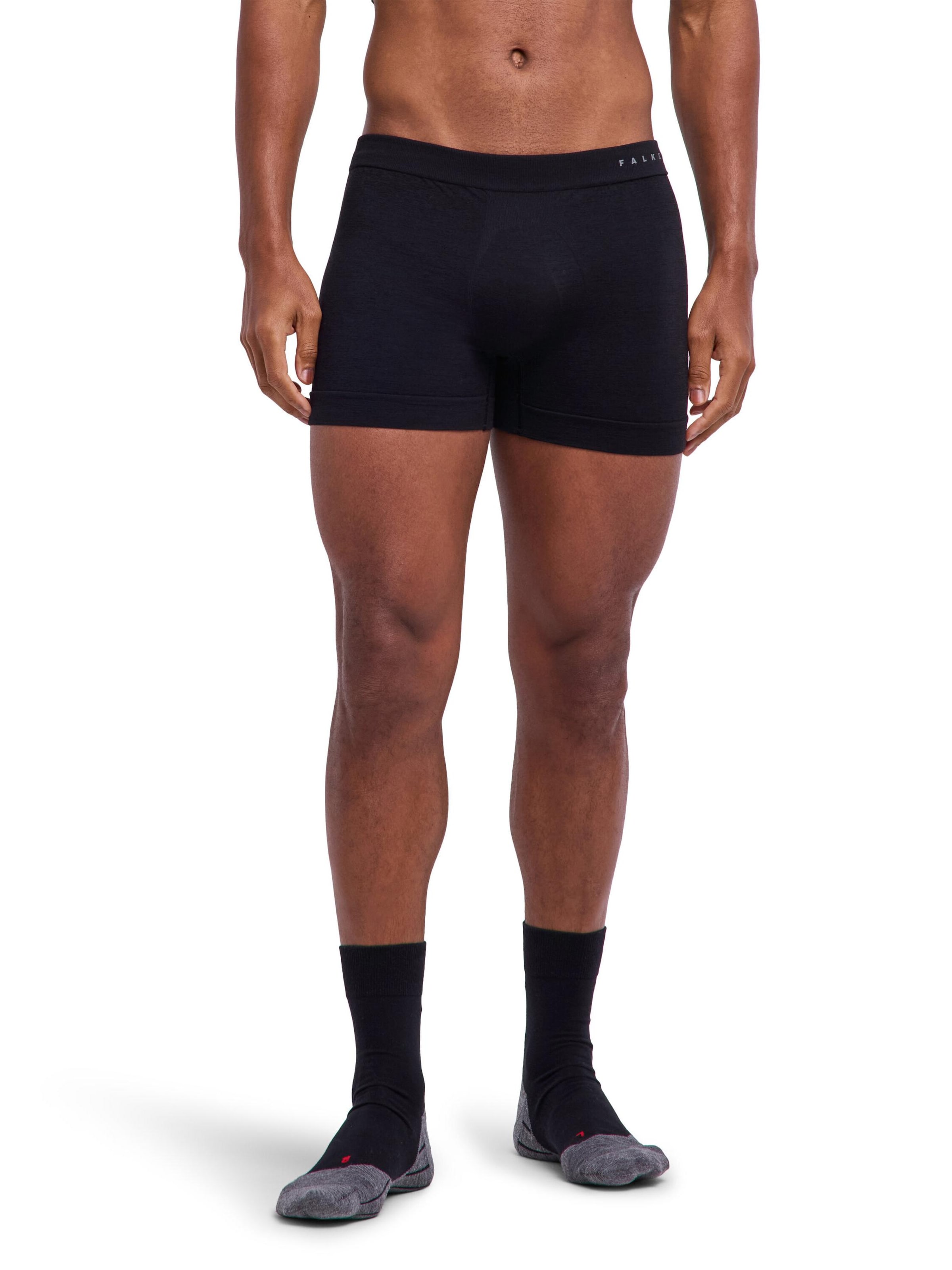 FALKE Boxer shorts in Black: front