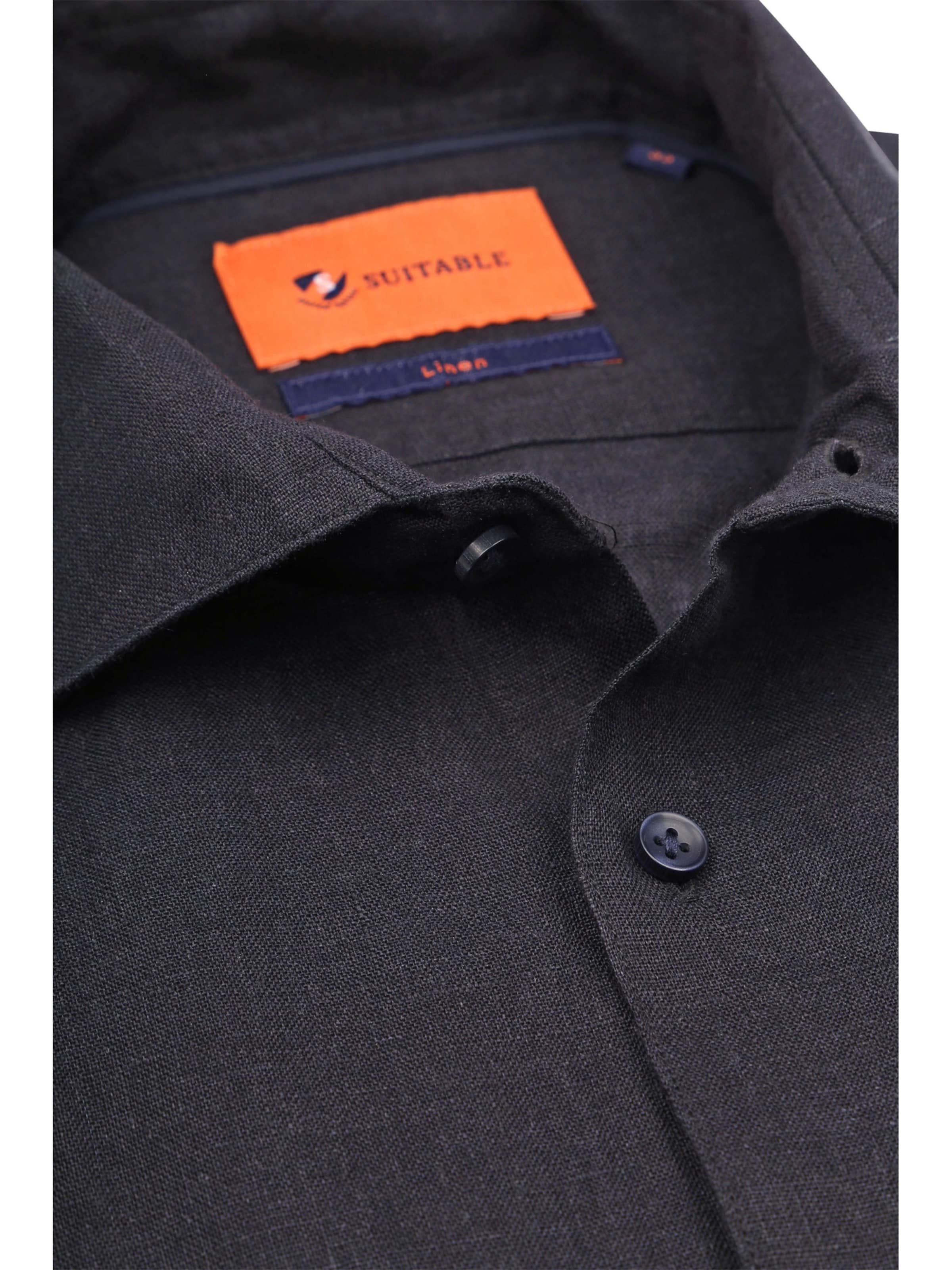 Suitable Slim fit Button Up Shirt in Blue