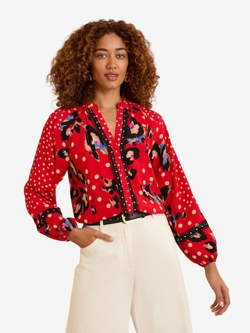 love & roses Блузка в Красный: спереди