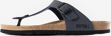 Bayton T-bar sandals 'Mercure' in Blue: front