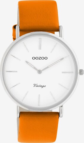 OOZOO Analoguhr in Orange: predná strana