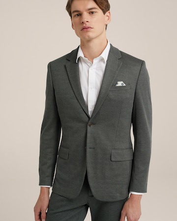 WE Fashion - Slim Fit Jaqueta de negócios em cinzento