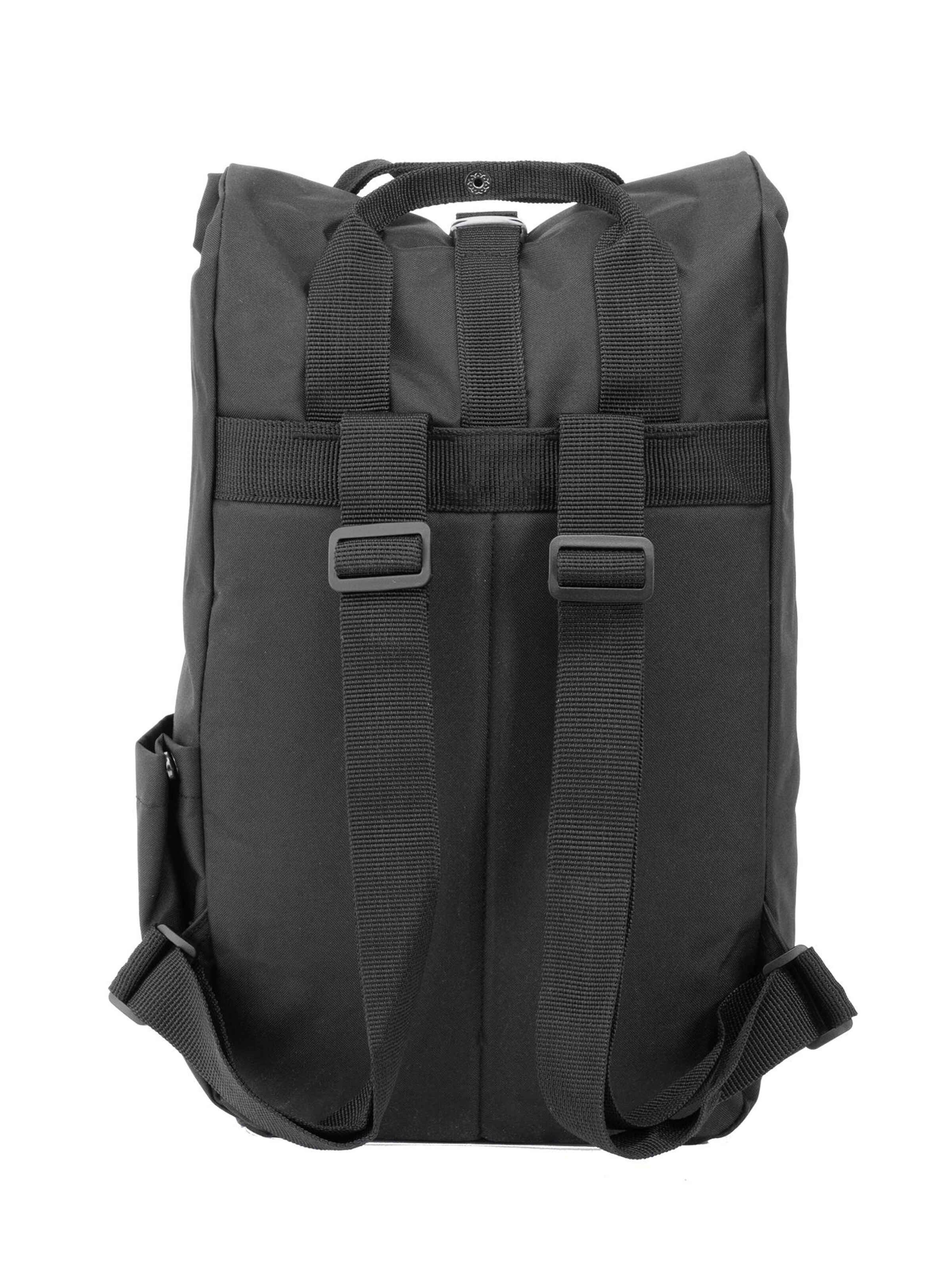 Manufaktur13 Backpack 'Mini Roll-Top DayPack' in Black