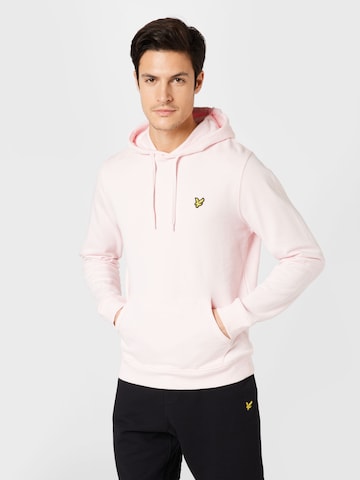 Lyle & Scott Μπλούζα φούτερ σε ροζ: μπροστά