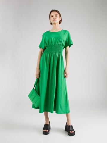 UNITED COLORS OF BENETTON Jurk in Groen: voorkant