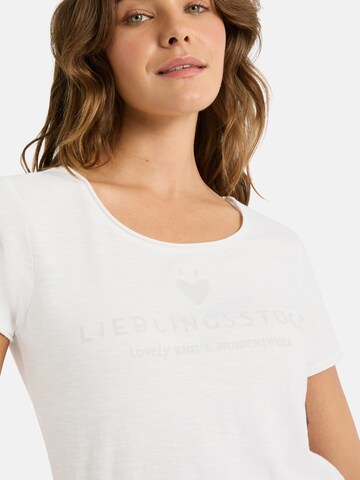 LIEBLINGSSTÜCK Μπλουζάκι 'Cia' σε λευκό