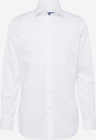 Polo Ralph Lauren Slim fit Button Up Shirt in White: front