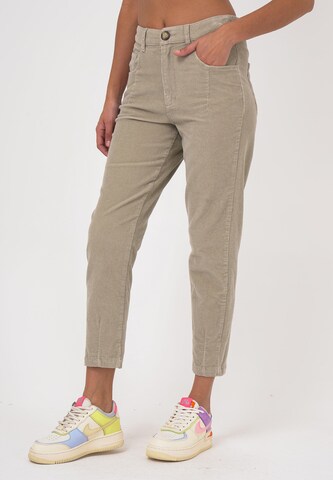 FRESHLIONS Regular Trousers 'Yasmilda' in Grey