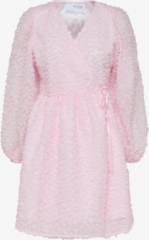 Robe SELECTED FEMME en rose : devant