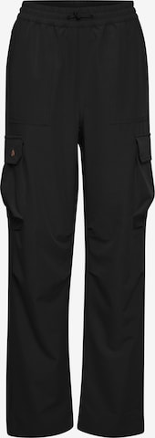 North Bend Loose fit Cargo Pants in Black: front