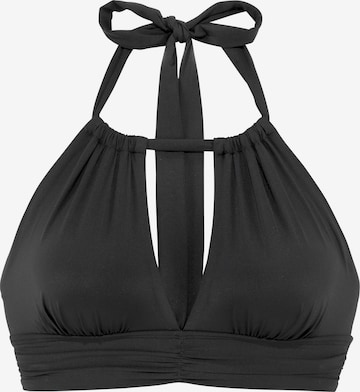 s.Oliver - Top de bikini en negro: frente