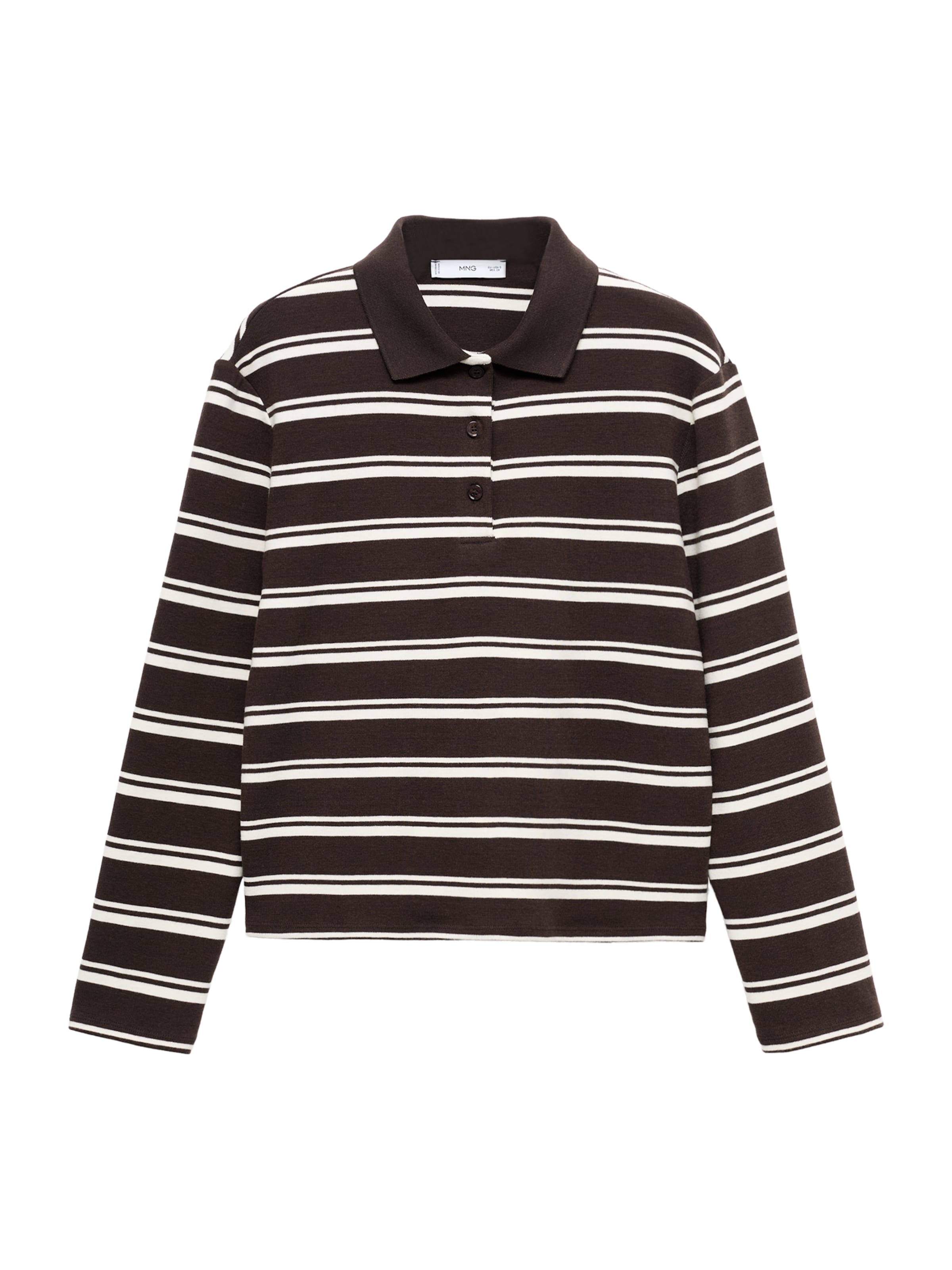 Maglietta 'AUSTIN' di MANGO in marrone: frontale