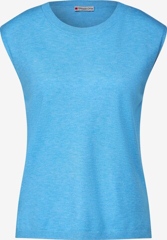 STREET ONE Sweater in Blue: front