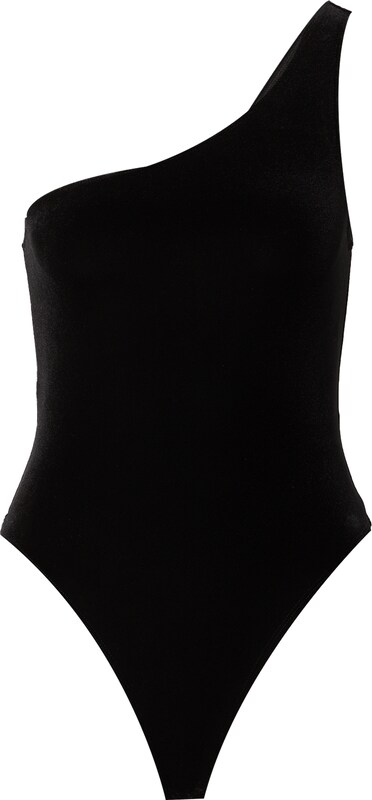 River Island Shirtbody in Schwarz River Island Shirtbody in Schwarz