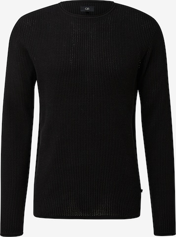 QS Sweater in Black: front