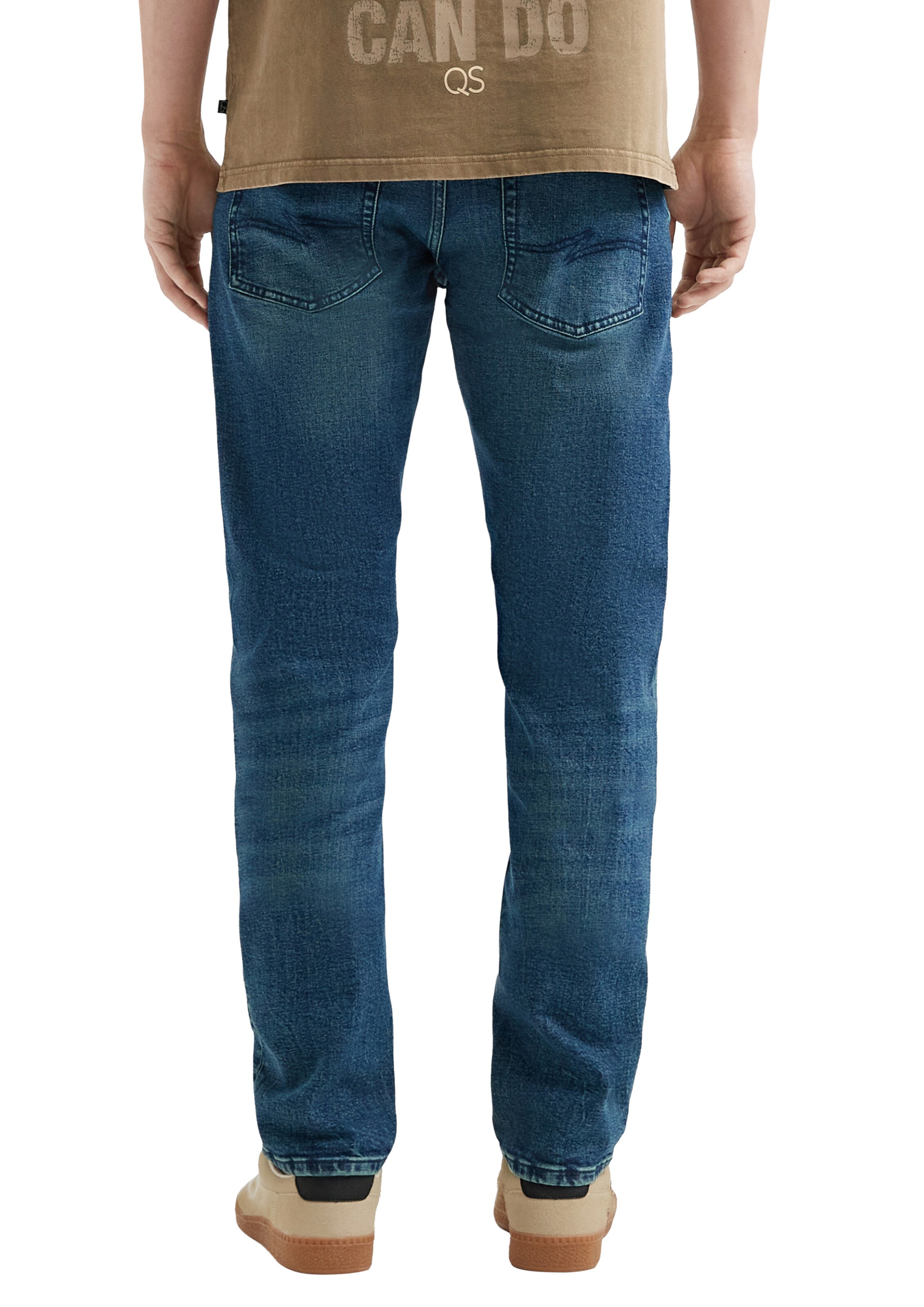 QS Regular Jeans 'Rick' in Blauw