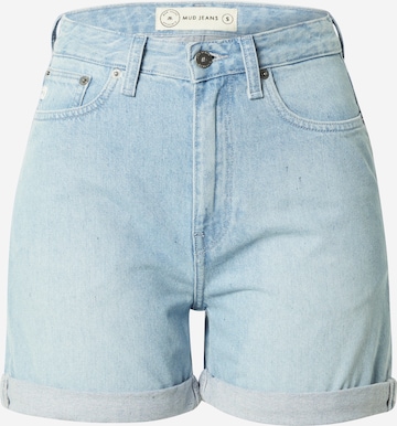 MUD Jeans Slimfit Shorts 'Marilyn' in Blau: predná strana