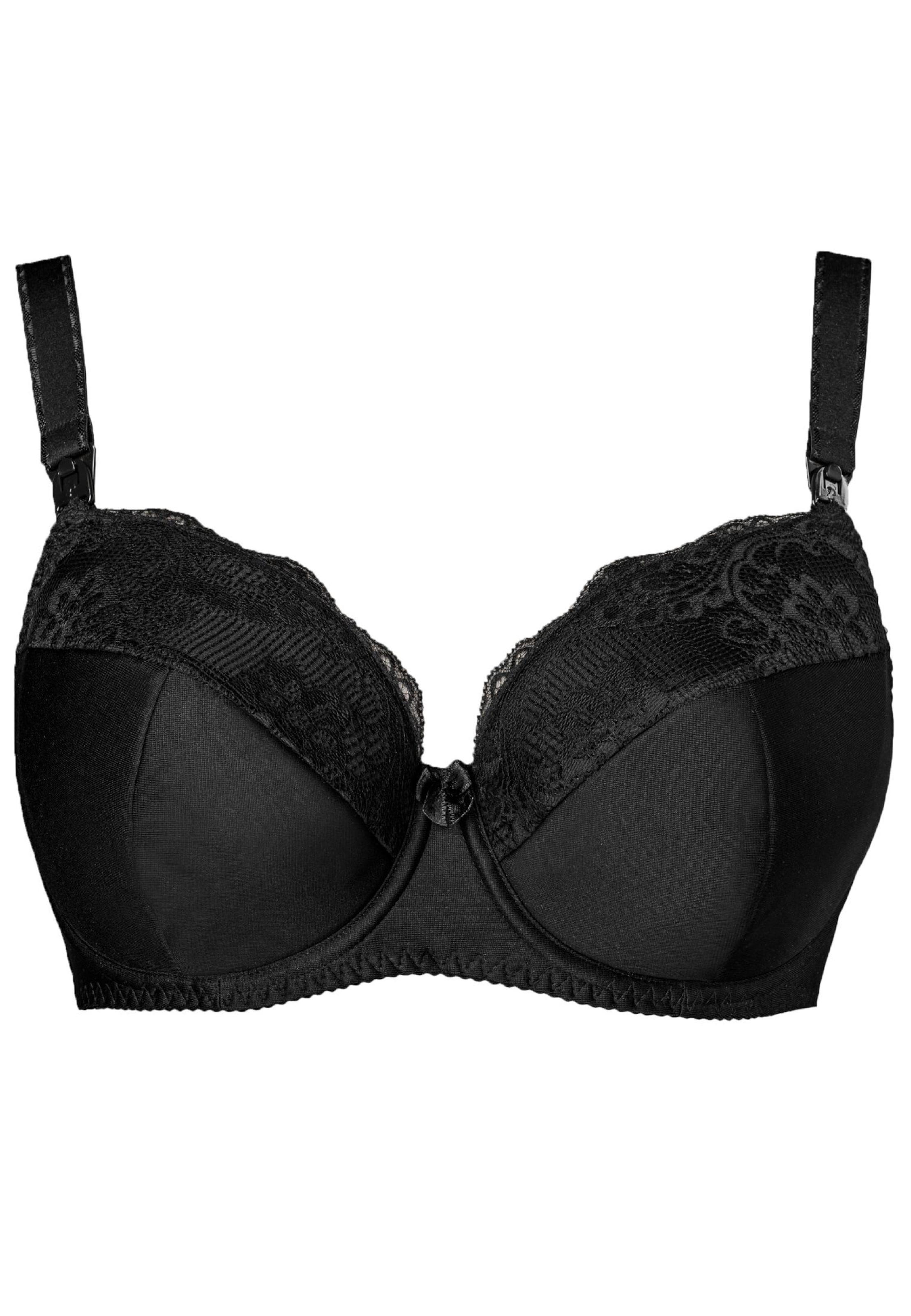 TEYLI T-särgi Imetamisrinnahoidjad 'Marte', värv must: eest vaates