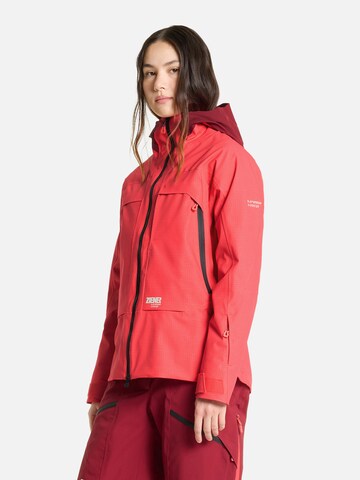ZIENER Outdoor Jacket in Red