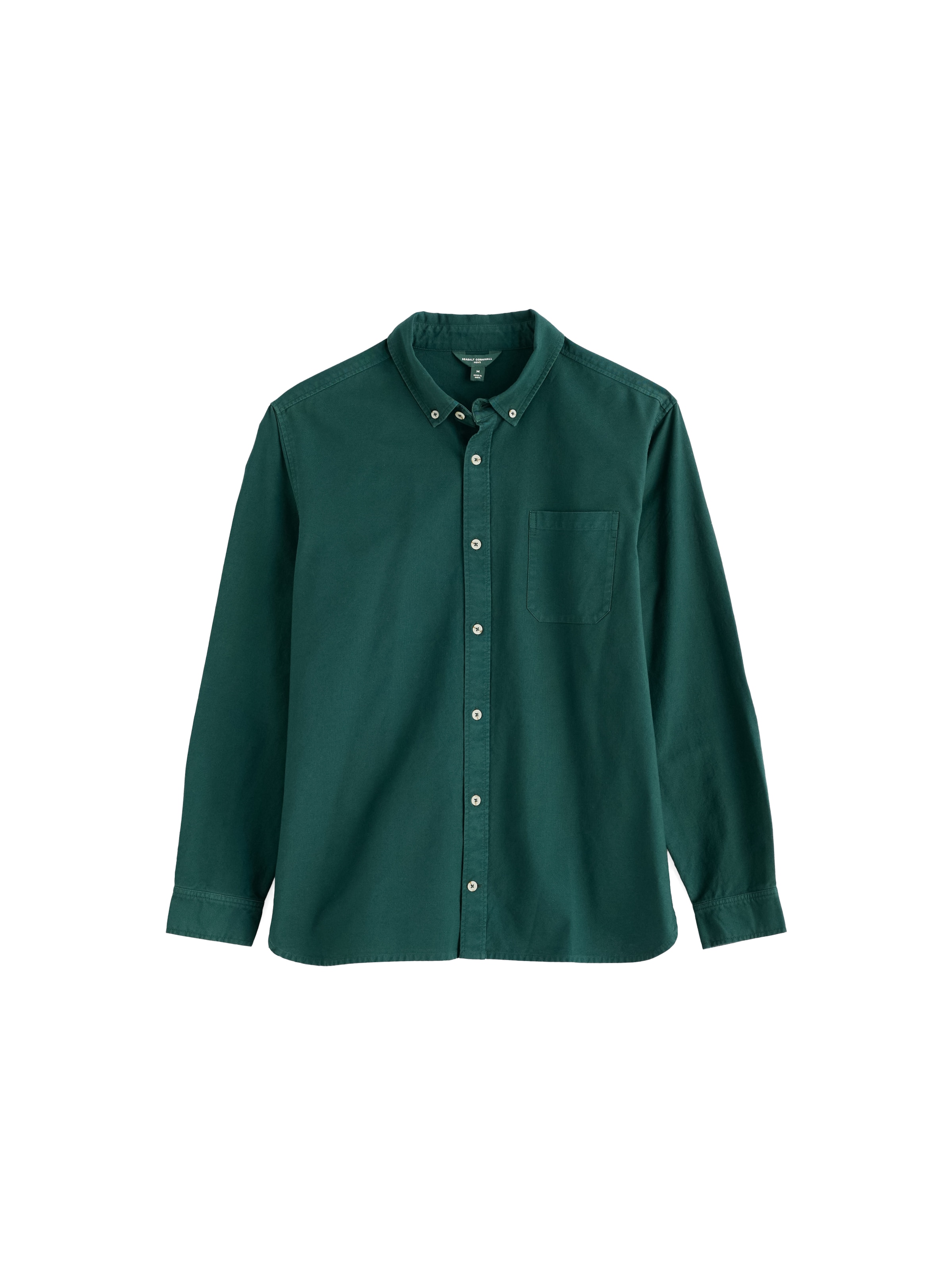 Seasalt Cornwall Regular fit Overhemd in Groen: voorkant