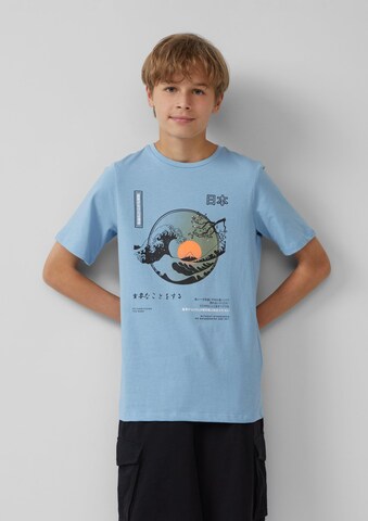 s.Oliver Shirt in Blauw: voorkant