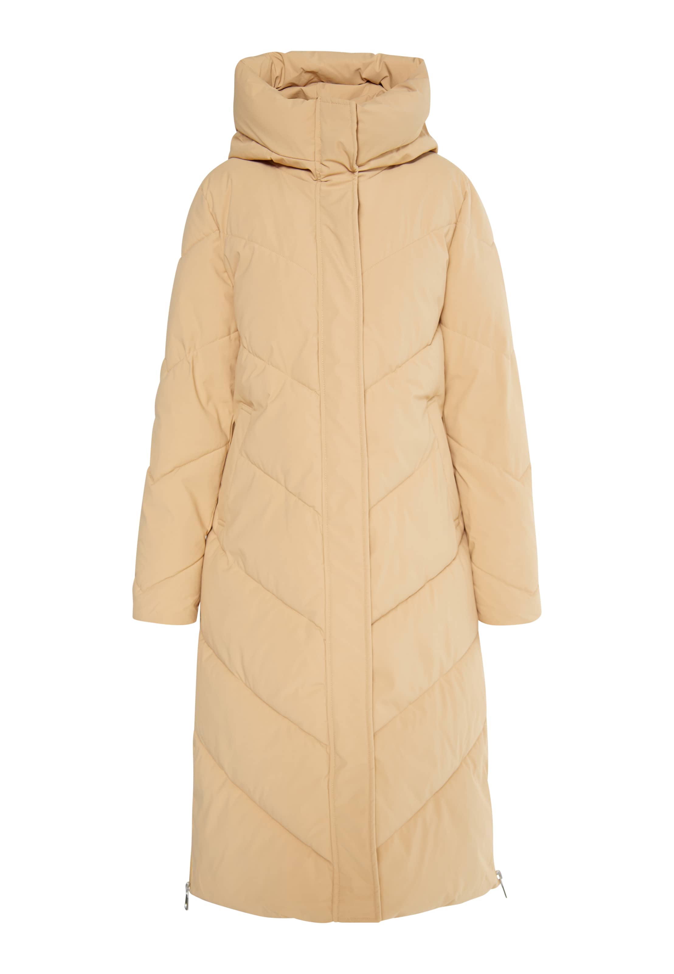 ICEBOUND Vinterkappa 'Jeona' i beige: framsida