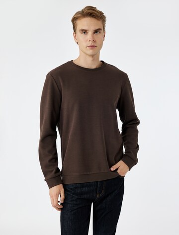 Koton Sweatshirt in Braun: Vorderseite