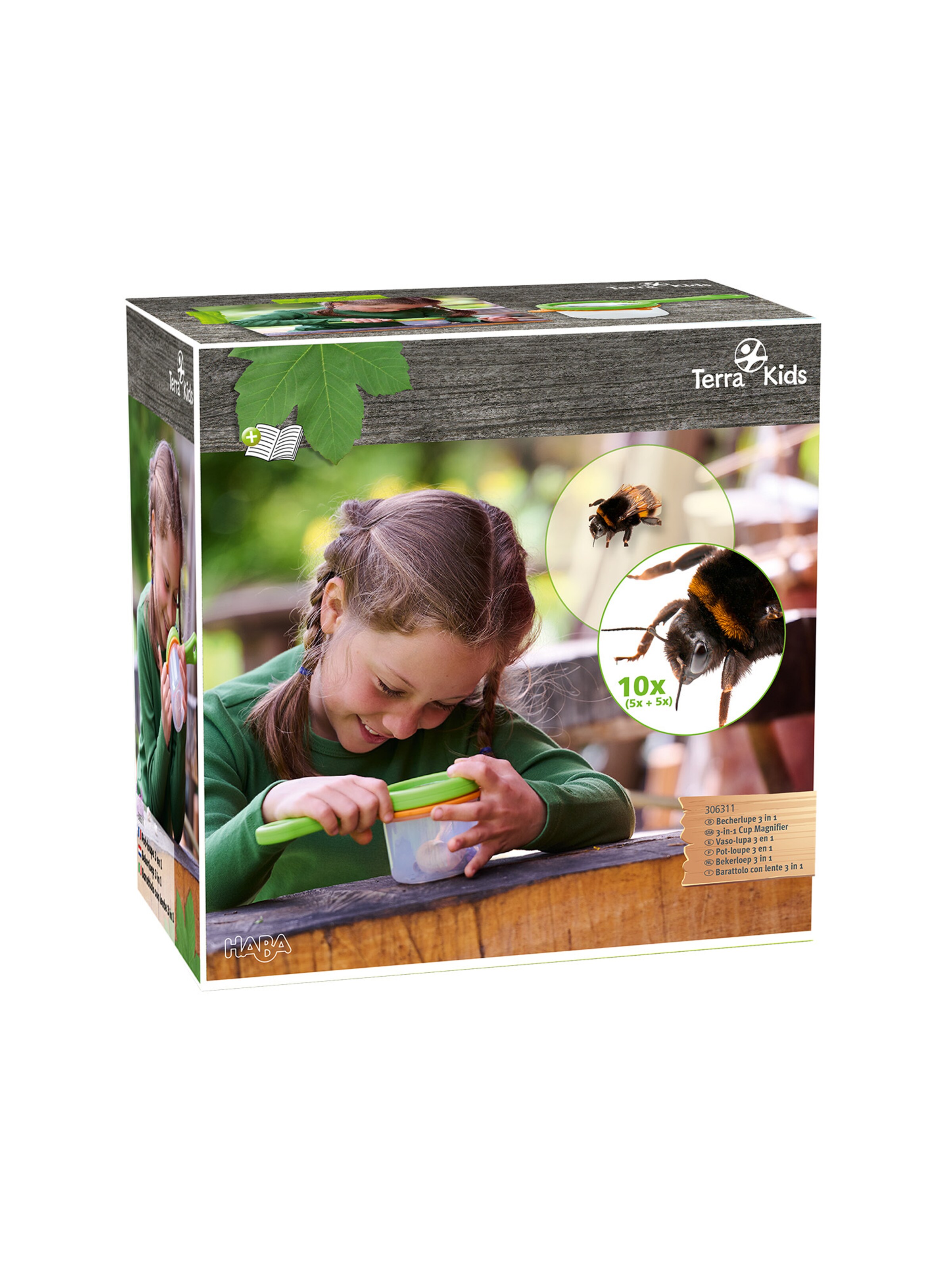 HABA Becherlupe ' Terra Kids Becherlupe 3 in 1 ' in Mischfarben: Vorderseite