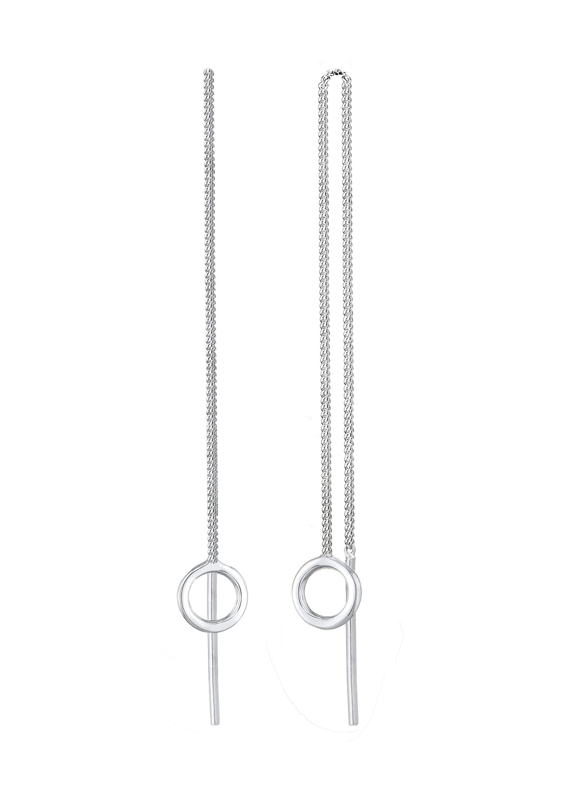 sudrabs ELLI Auskari 'Kreis'