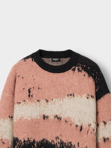 Burocs Sweater 'Hairy Cloudtrace' in Pink