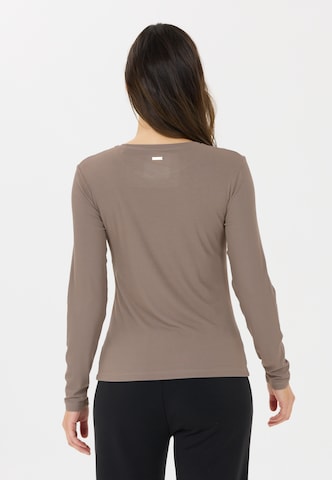 Athlecia Functioneel shirt in Bruin