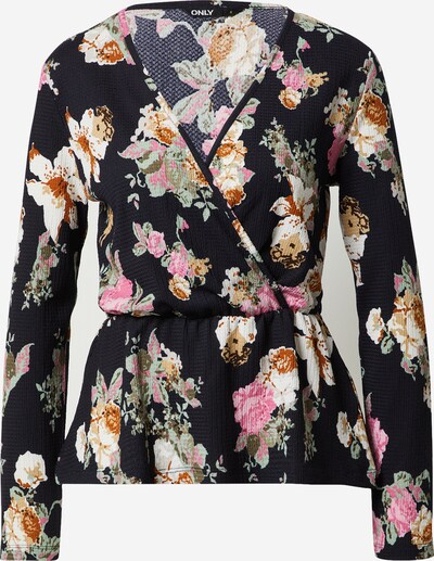 ONLY Bluza 'ZILLE' u bež / noćno plava / maslinasta / roza, Pregled proizvoda