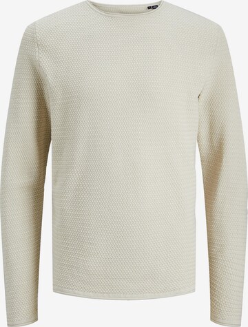 Pullover 'MIGUEL' di JACK & JONES in beige: frontale