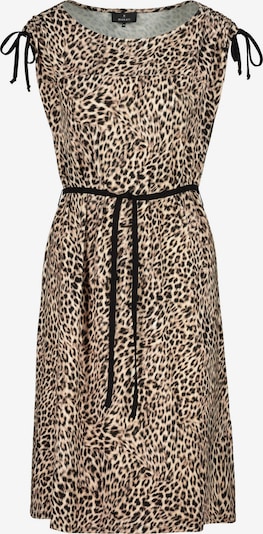 Rochie monari pe bej / negru, Vizualizare produs