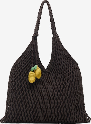 Pull&BearShopper torba - smeđa boja: prednji dio