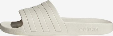 ADIDAS PERFORMANCESlip On cipele 'Adilette Aqua' - bijela boja: prednji dio