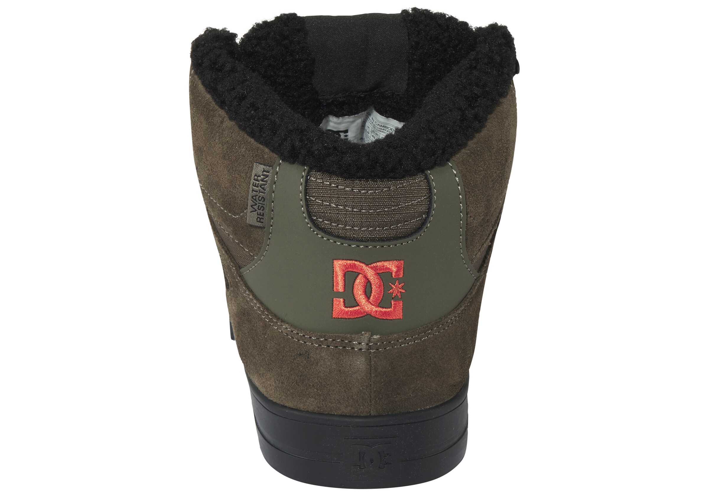 DC Shoes Lace-Up Boots in Green