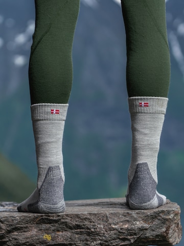 DANISH ENDURANCE Wandersocken 'Classic Crew ' in Grau: Vorderseite