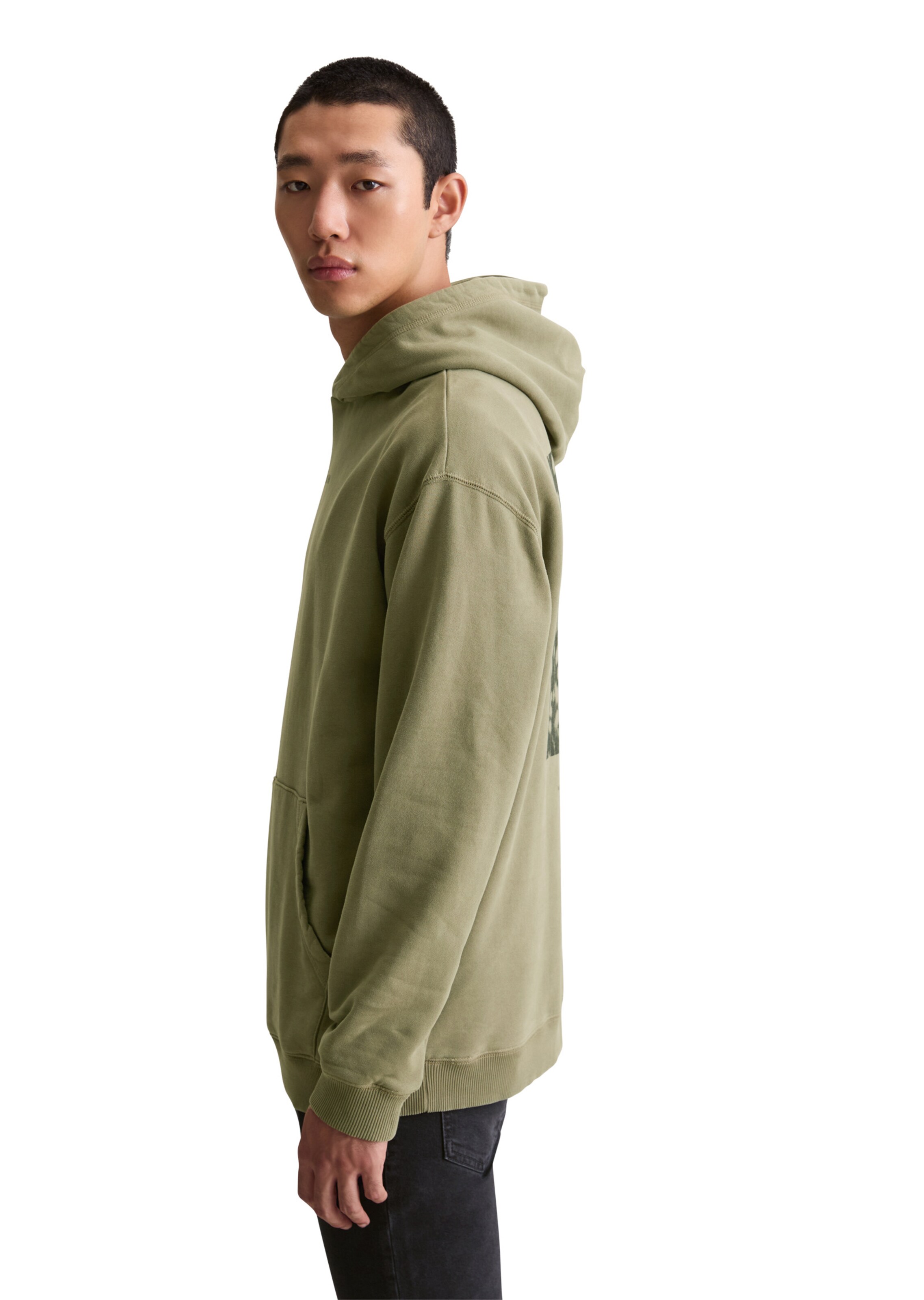 Marc O'Polo DENIM Hoodie in Grün