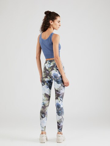 HKMX Skinny Workout Pants 'Mystic Flower' in Grey