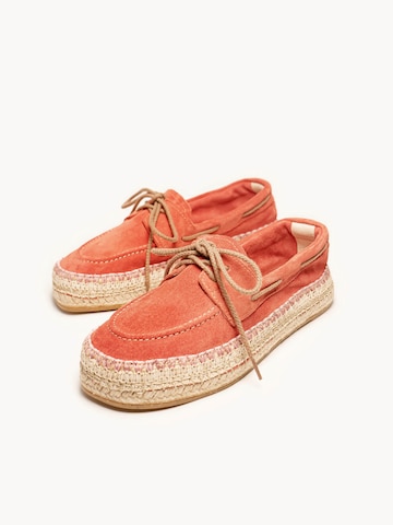 Espadrillas 'Alpargata Plana' di Alhamas in arancione