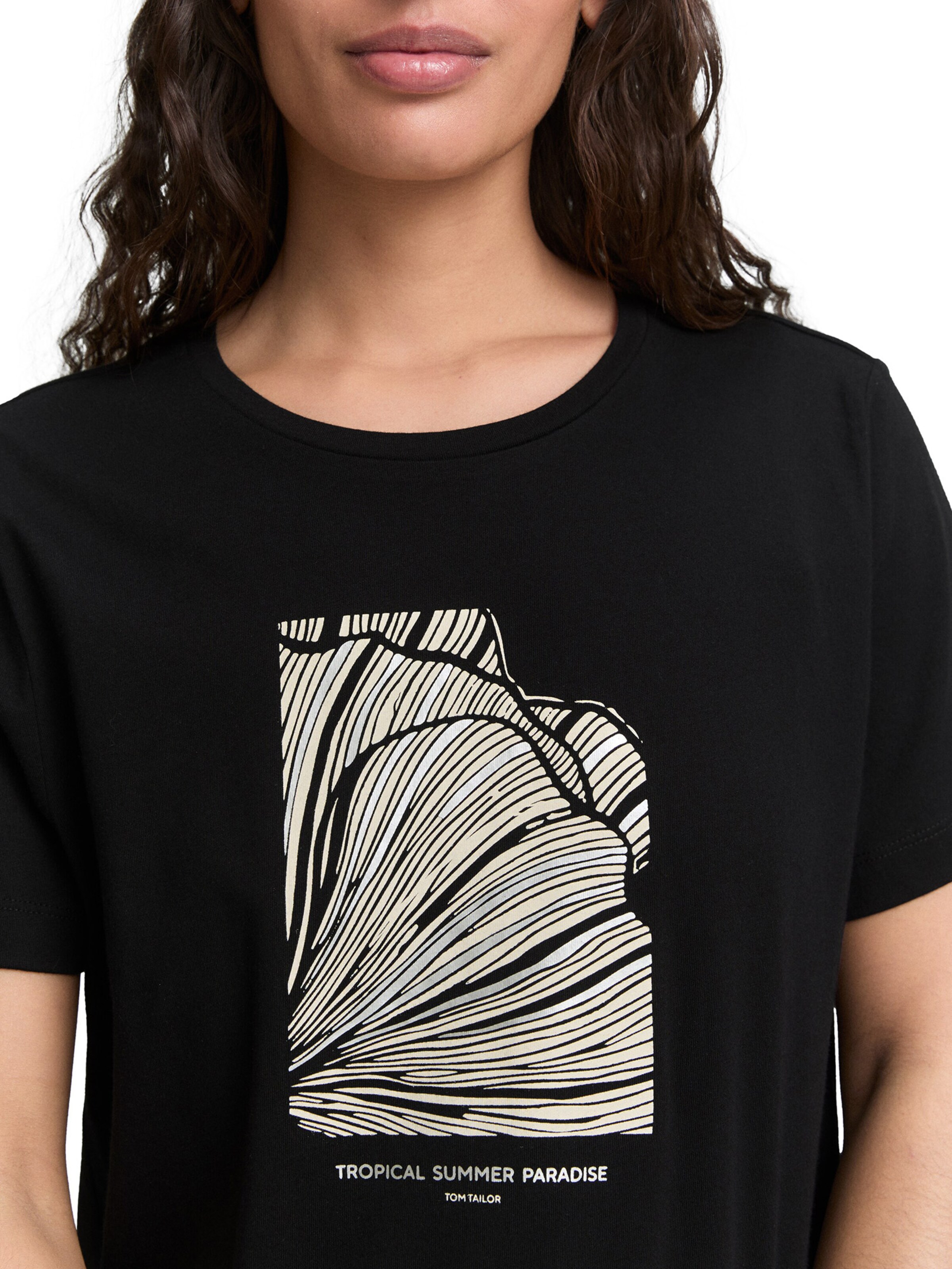 TOM TAILOR Särk, värv must